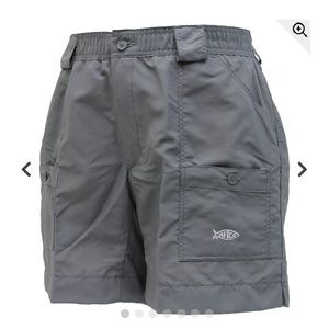 Aftco Original Fishing Short in charcoal grey